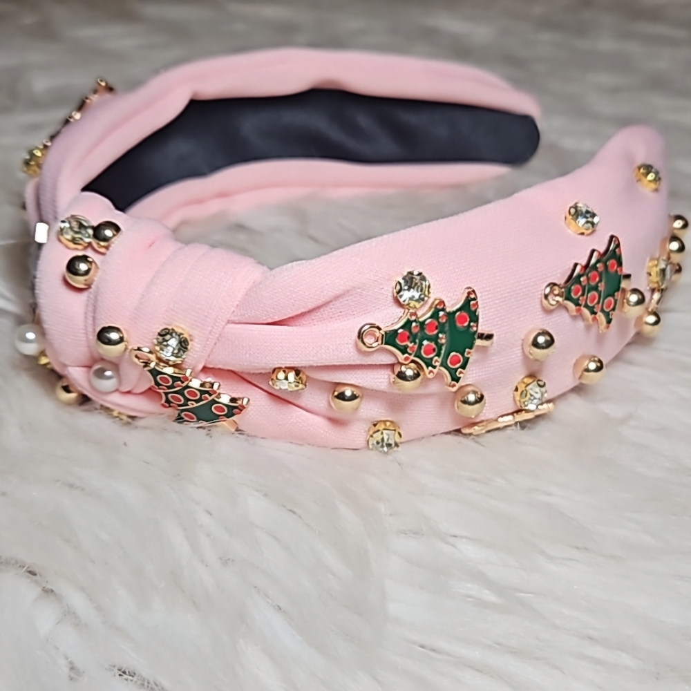 Holiday Cheer Headband | Pink Frost Edition - Picture 1 of 7